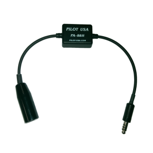 Low Impedance to High Impedance Coverter Adapter for Helicopter Plug (U174)