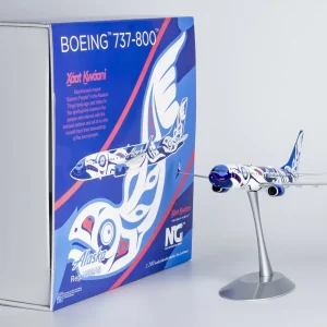 NG MODELS -  8001 Alaska Airlines 737-800/w Salmon People