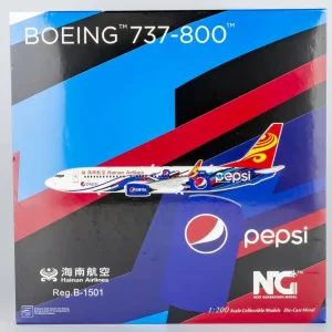 NG MODELS -  8002 Hainan Airlines 737-800/w Pepsi c/s with scimitar wilets