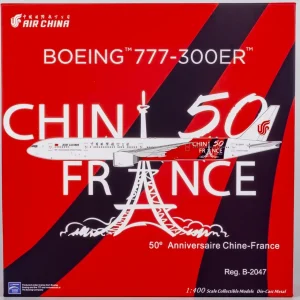 NG MODELS -  73047 Air China 777-300ER 50 Years of China & France