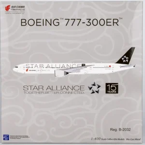 NG MODELS -  73062 Air China 777-300ER Star Alliance; with 15 years anniversary sticker