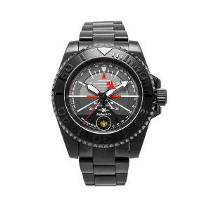 Aquilon & Co HORIZON - BLACK EDITION with Steel Bracelet